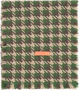 Lost Pattern "Houndstooth" Cashmere Scarf