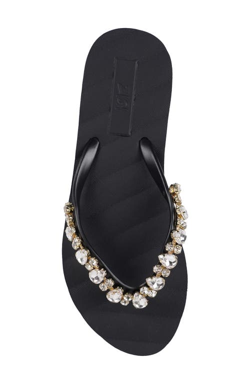 Shop Zigi Queen Flip Flop In Black