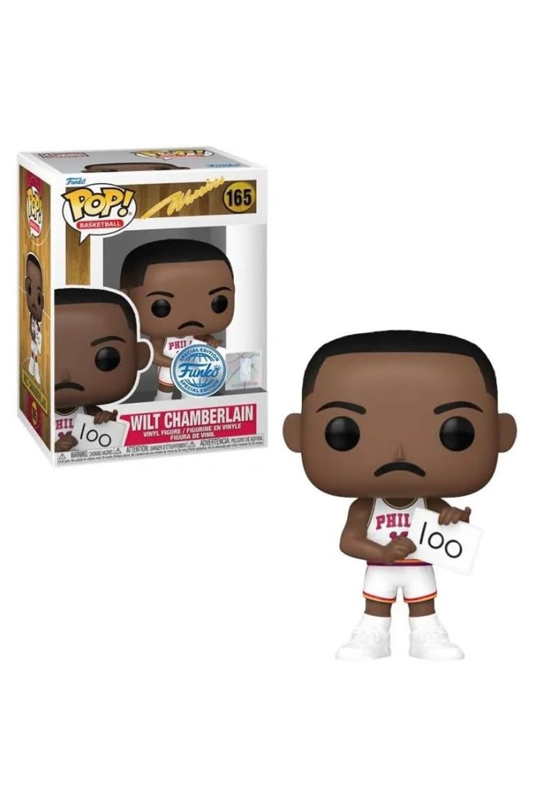 Wilt Chamberlain (Philadelphia Warriors) 100 Point Game NBA Funko Pop!, Main, color, Multi-Color