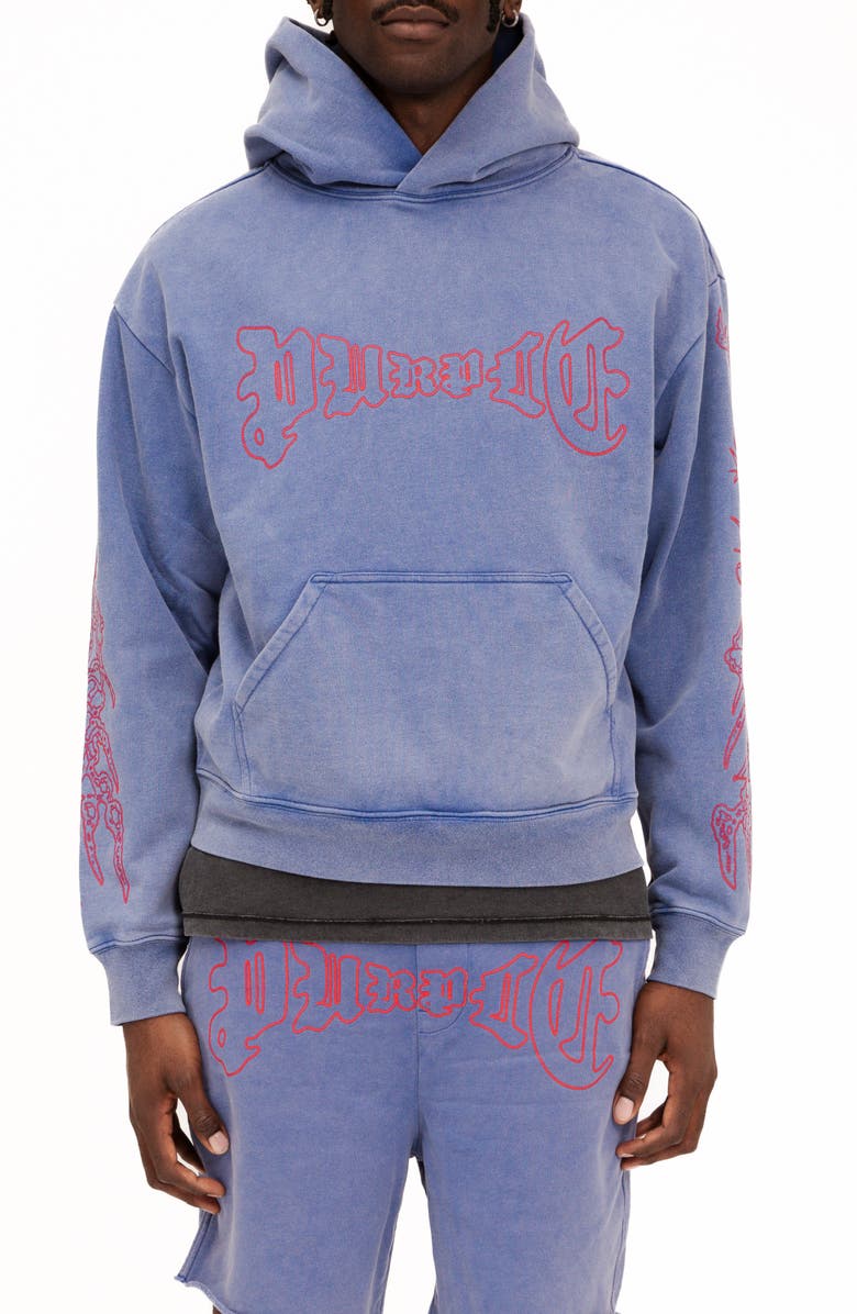 PURPLE BRAND French Terry Hoodie, Main, color,