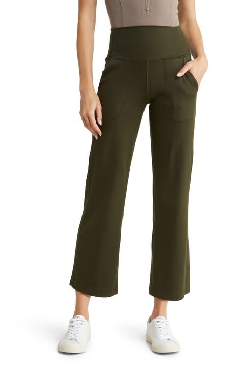 Renew High Waist Pocket Flare Ankle Leggings