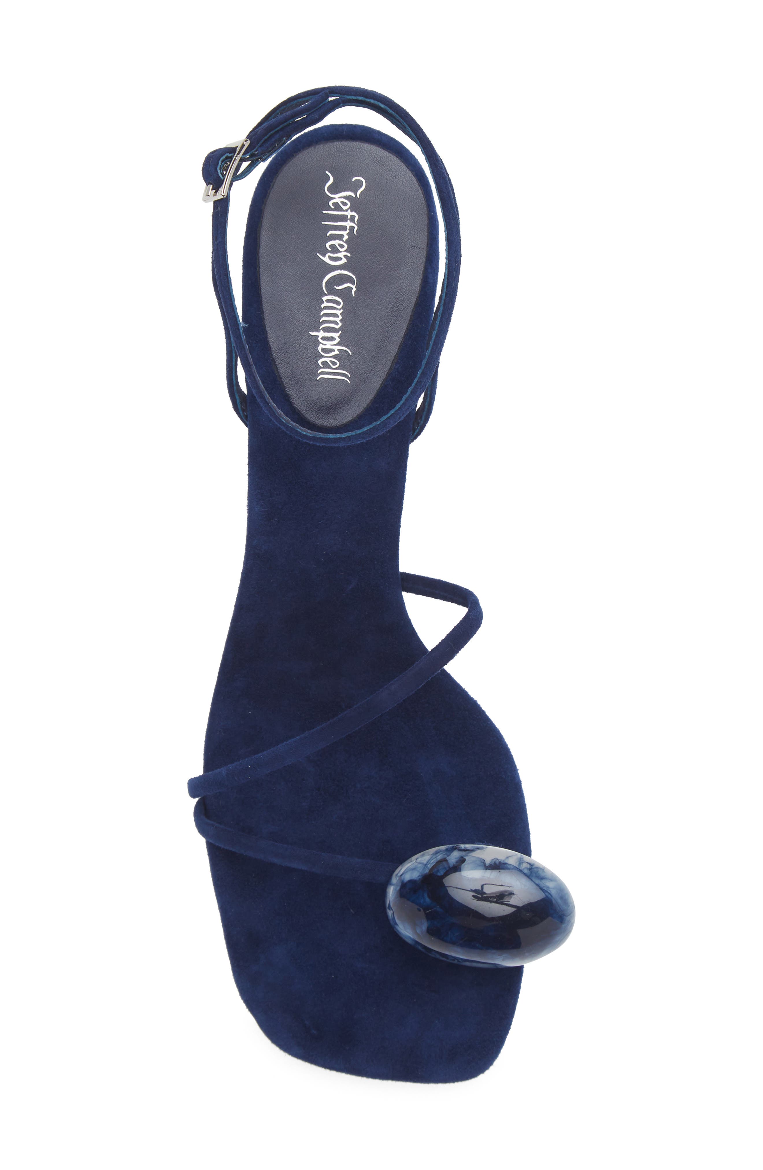 Carnelian Sandal, Alternate, color, NAVY SUEDE COMBO