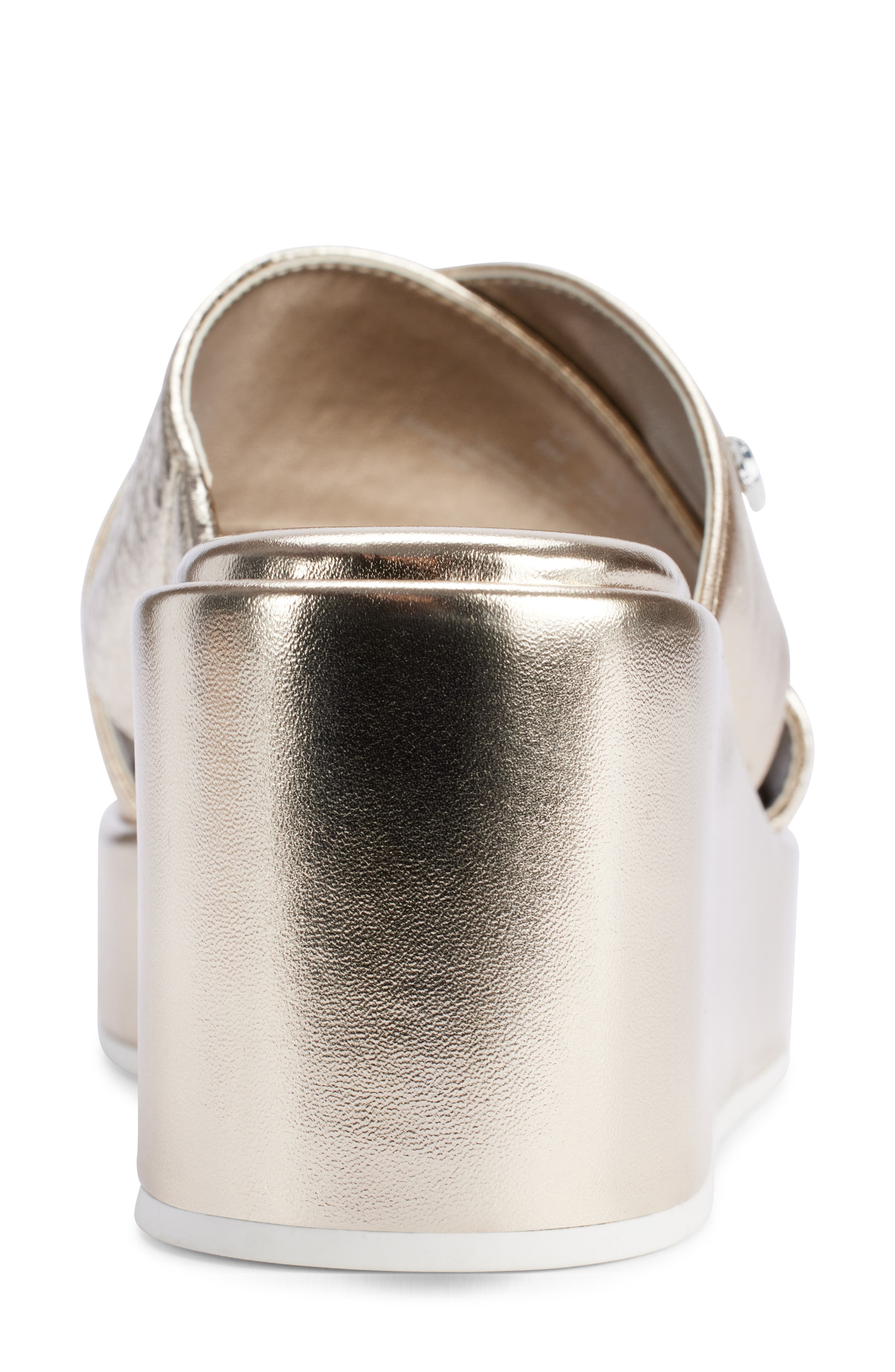 KARL LAGERFELD PARIS Caleigh Platform Wedge Sandal, Alternate, color, 