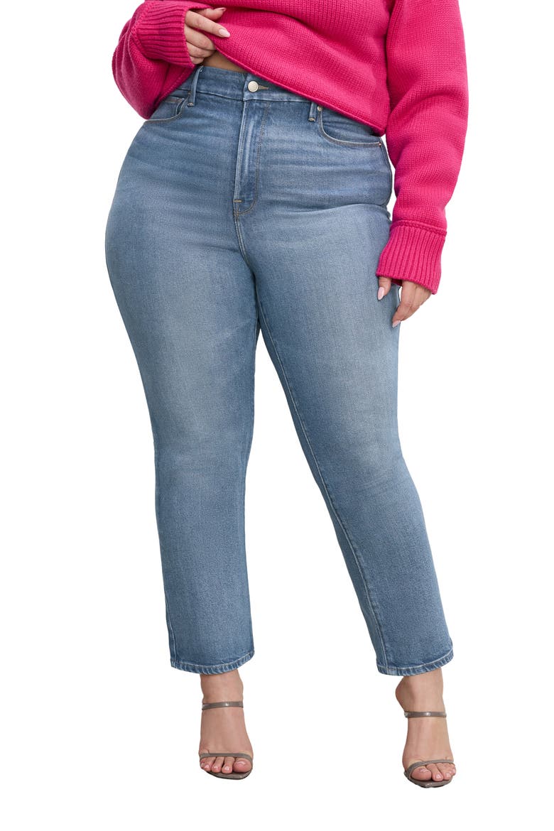 Good Legs Straight Leg Jeans, Alternate, color, INDIGO746