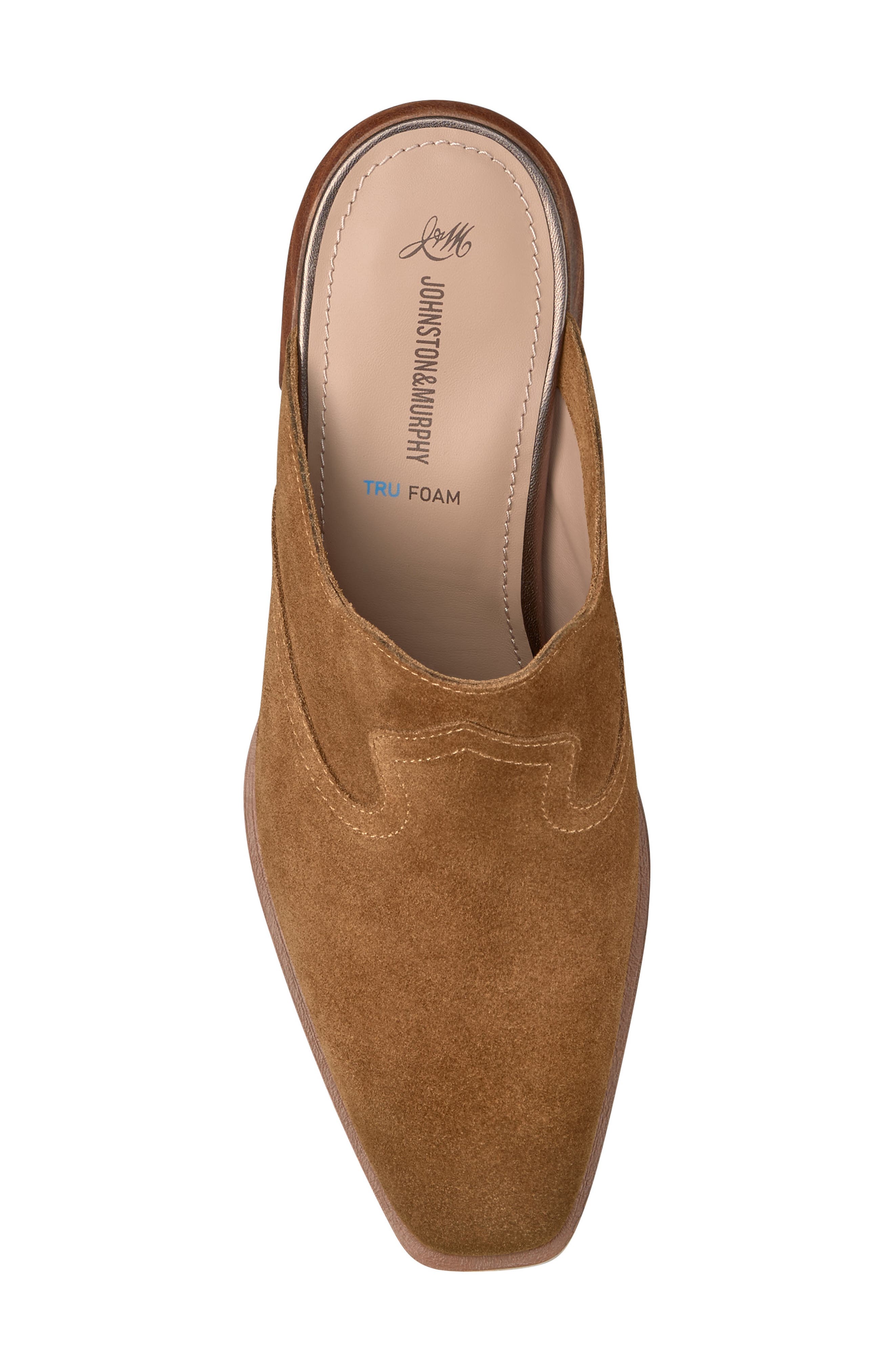 Kalista Leather Mule, Alternate, color, WHISKEY SUEDE