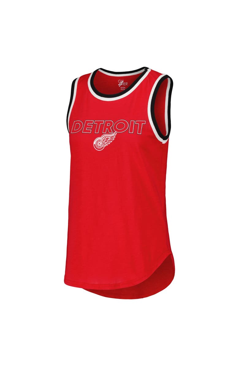 G-III 4HER BY CARL BANKS Women's G-III 4Her by Carl Banks Red Detroit Red Wings Strategy Tank Top, Alternate, color, Red