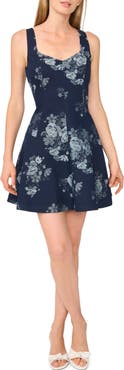 Ted Baker Square Neck Denim Minidress