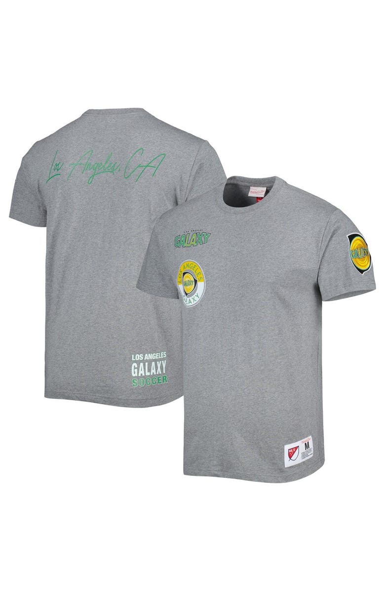 Mitchell & Ness Men's Mitchell & Ness Gray LA Galaxy City Tee, Main, color, Gray