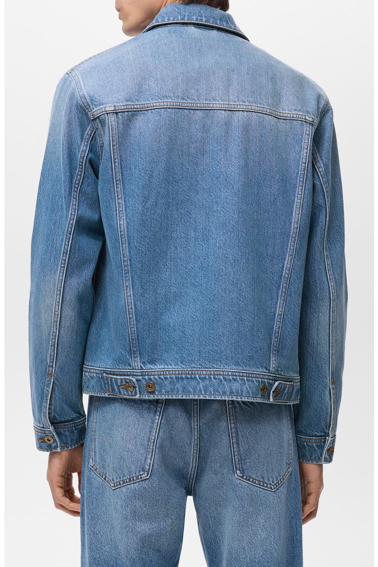 Slim Fit Denim Workwear Jacket, Alternate, color, MEDIUM BLUE