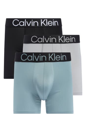 Calvin Klein Bold Logo 3-pack Boxer Briefs In Multi