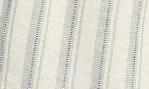 Treasure & Bond Kids' Pull-on Shorts In Green Lilypad Lagos Stripe