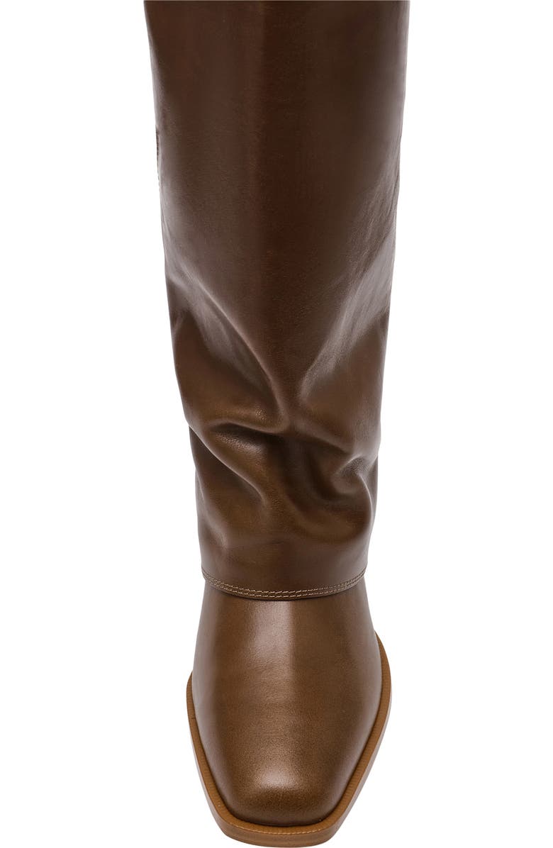 Steve Madden Winnick Foldover Knee High Boot, Alternate, color, Olive Leather