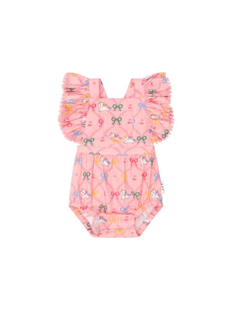 Unicorn Bow Playsuit (Baby)