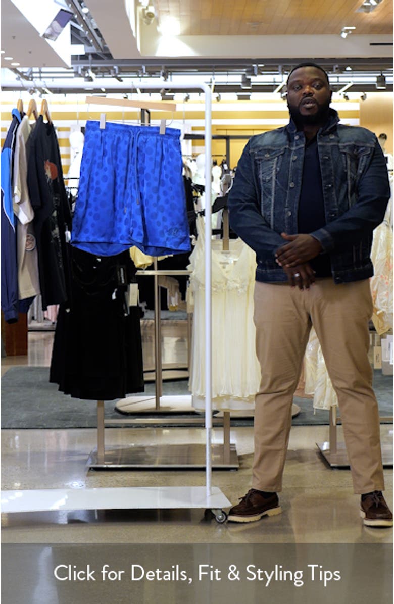 Polka Dot Drawstring Shorts, sales video thumbnail