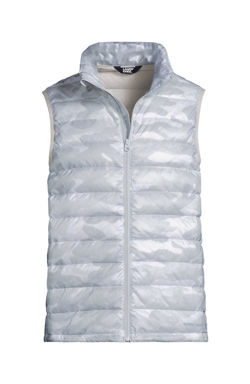Lands' End Wanderweight Ultralight Packable Down Vest In White