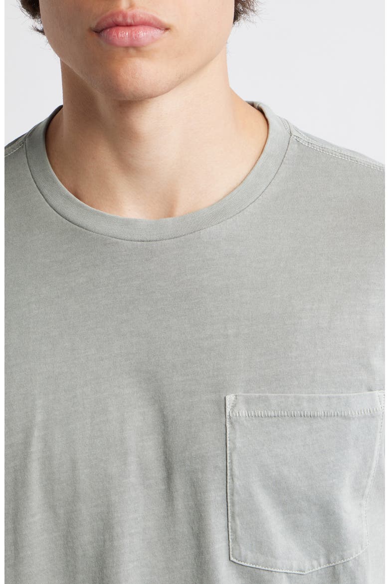 Classic Fit Garment Dye Pocket T-Shirt, Alternate, color, MISTY GREY