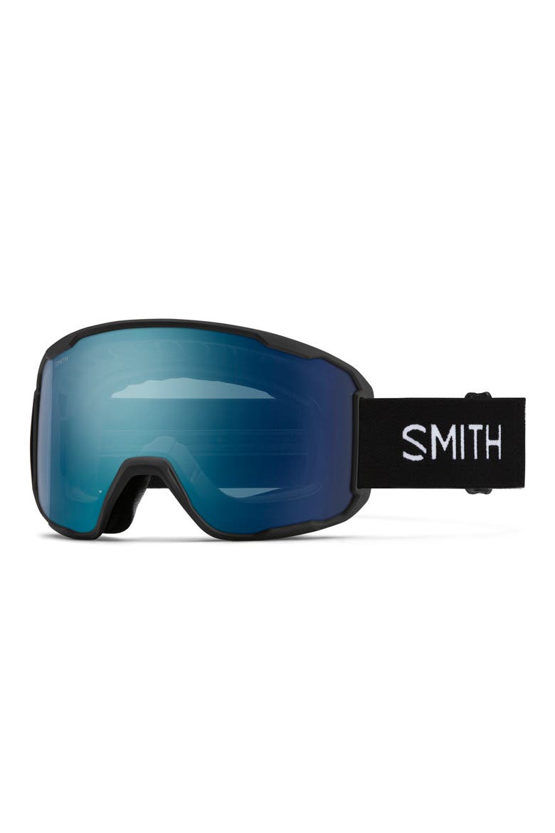 Preview ChromaPop™ Shield Snow Goggles, Main, color, BLACK/ CHROMAPOP EVERYDAY BLUE