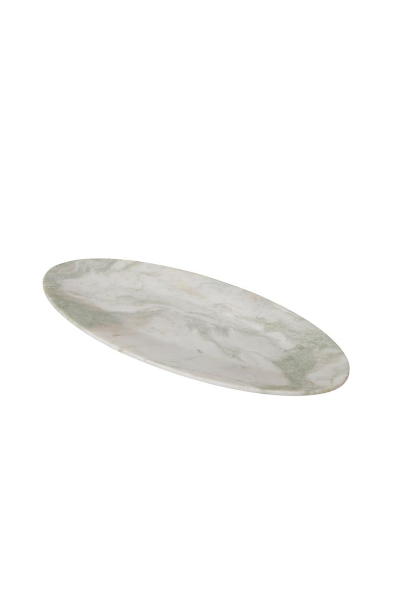 Lady Onyx Oval Platter, Main, color, White