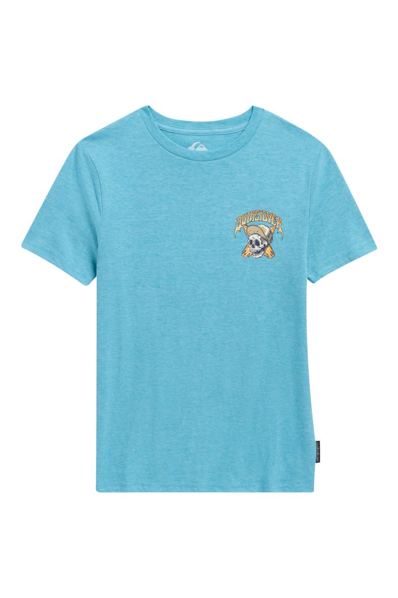 Kids' Heavy Vibes Crewneck T-Shirt, Main, color, BLUE MOON HEATHER