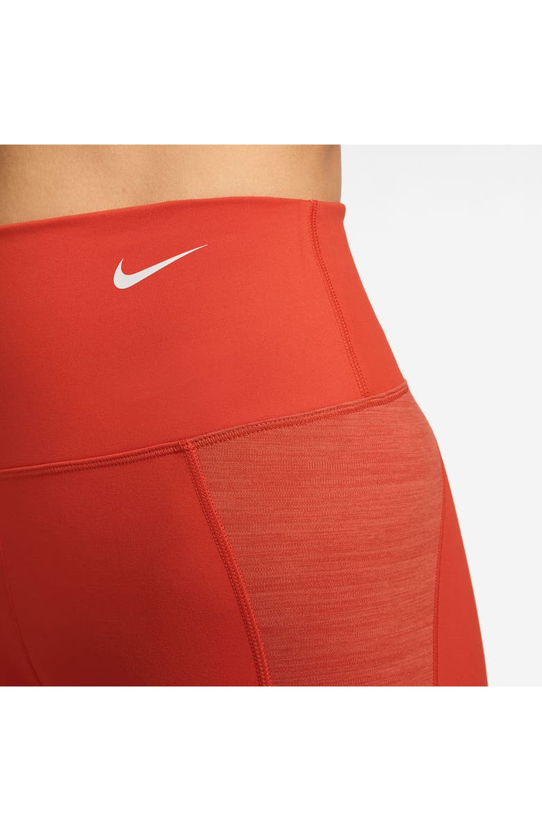 Nike Dri-FIT High Waist 7/8 Leggings, Alternate, color, Picante Red/ Cosmic Clay