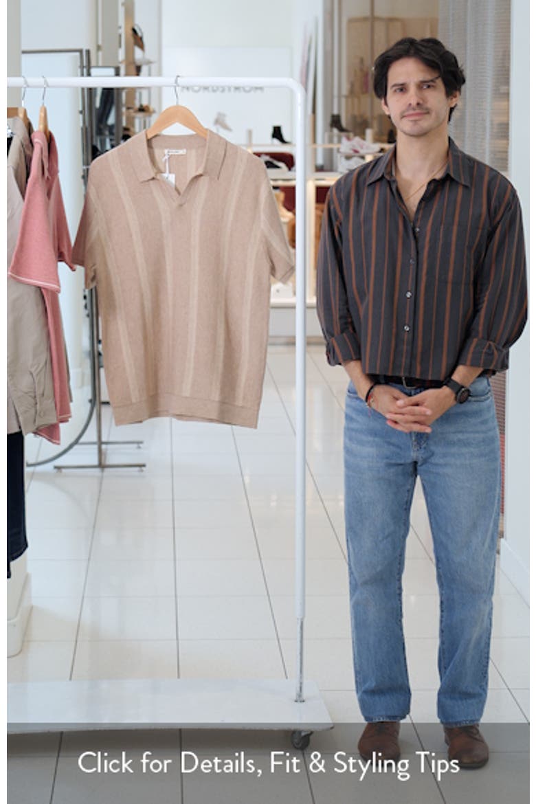 Liam Cotton Blend Polo Sweater video