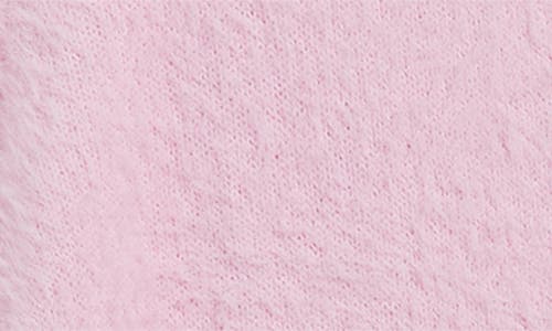Bp. Fuzzy Scoop Neck Cardigan In Pink