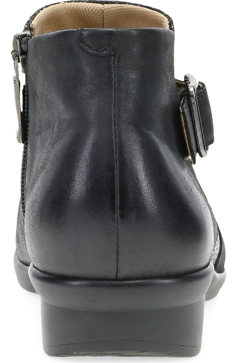 Dansko Carolyn Bootie, Alternate, color, Black Burnished Calf