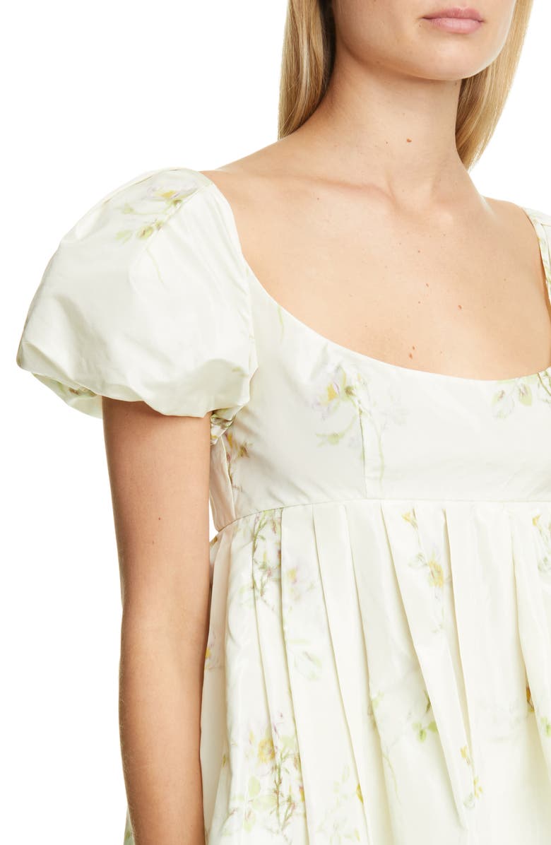 Brock Collection Floral Print Babydoll Top, Alternate, color, 