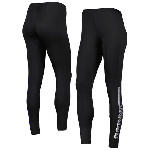 Women's G-III 4Her by Carl Banks Black Golden State Warriors Jump Shot Leggings