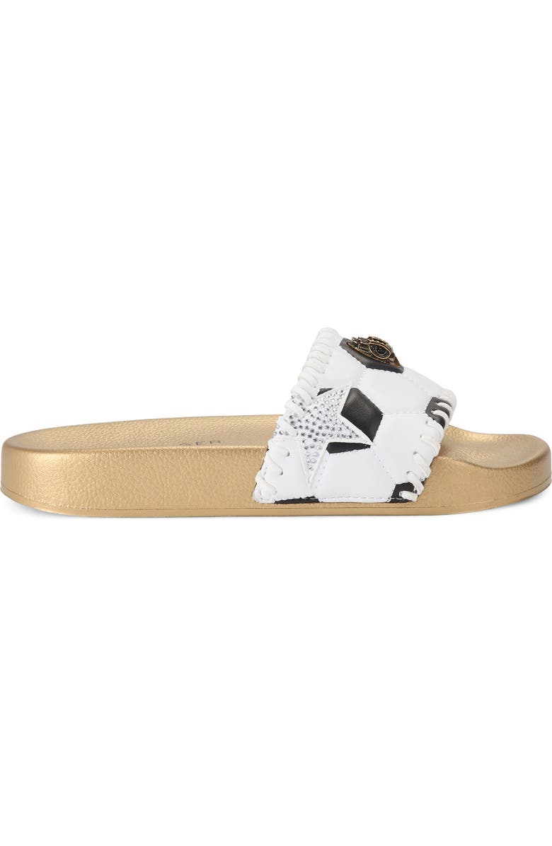 Kurt Geiger London Meena Eagle Slide Sandal, Main, color, White
