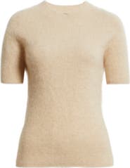Elie Tahari The Yelena Short Sleeve Cashmere Sweater