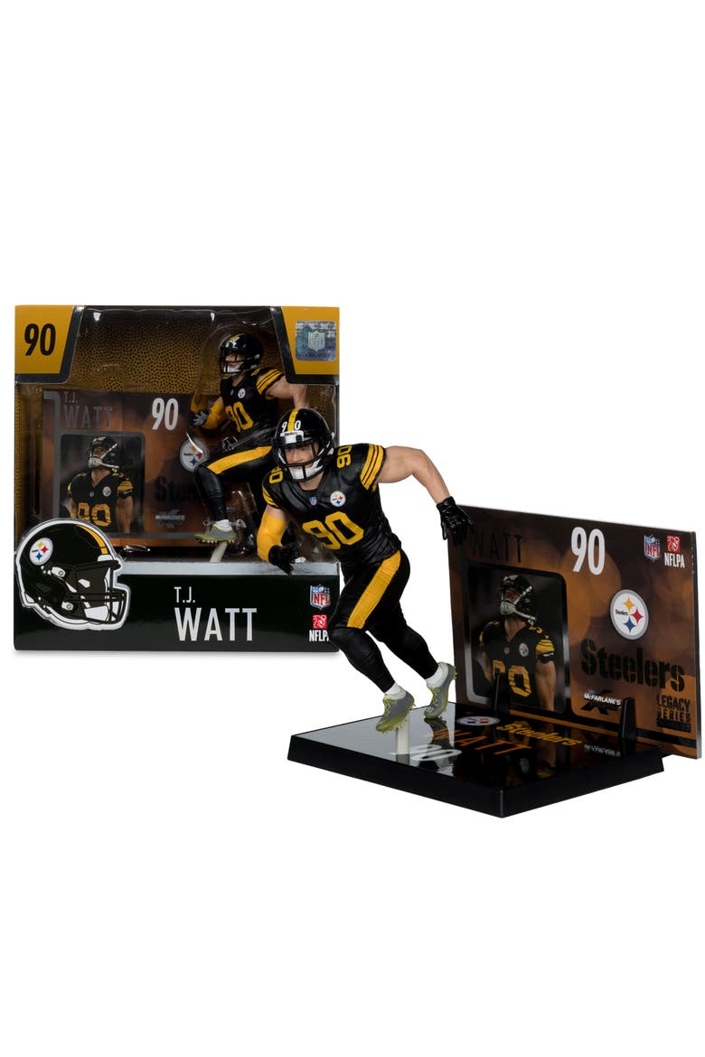 T.J. Watt (Pittsburgh Steelers) NFL 7" Figure McFarlane, Main, color, Multi-Color