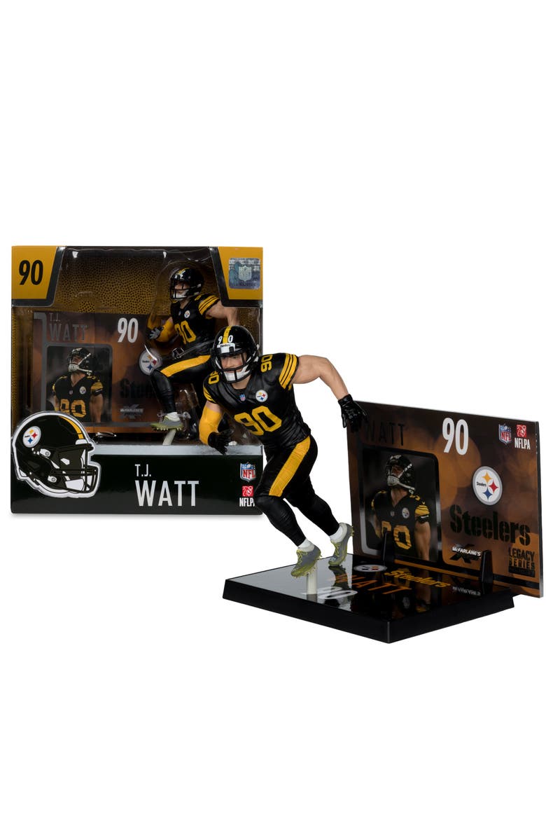 McFarlane T.J. Watt (Pittsburgh Steelers) NFL 7" Figure McFarlane, Main, color, Multi-Color