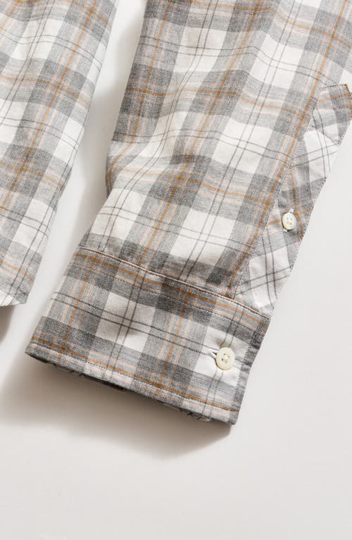 Billy Reid Hutcheson Plaid Cotton Button-up Shirt In Gray