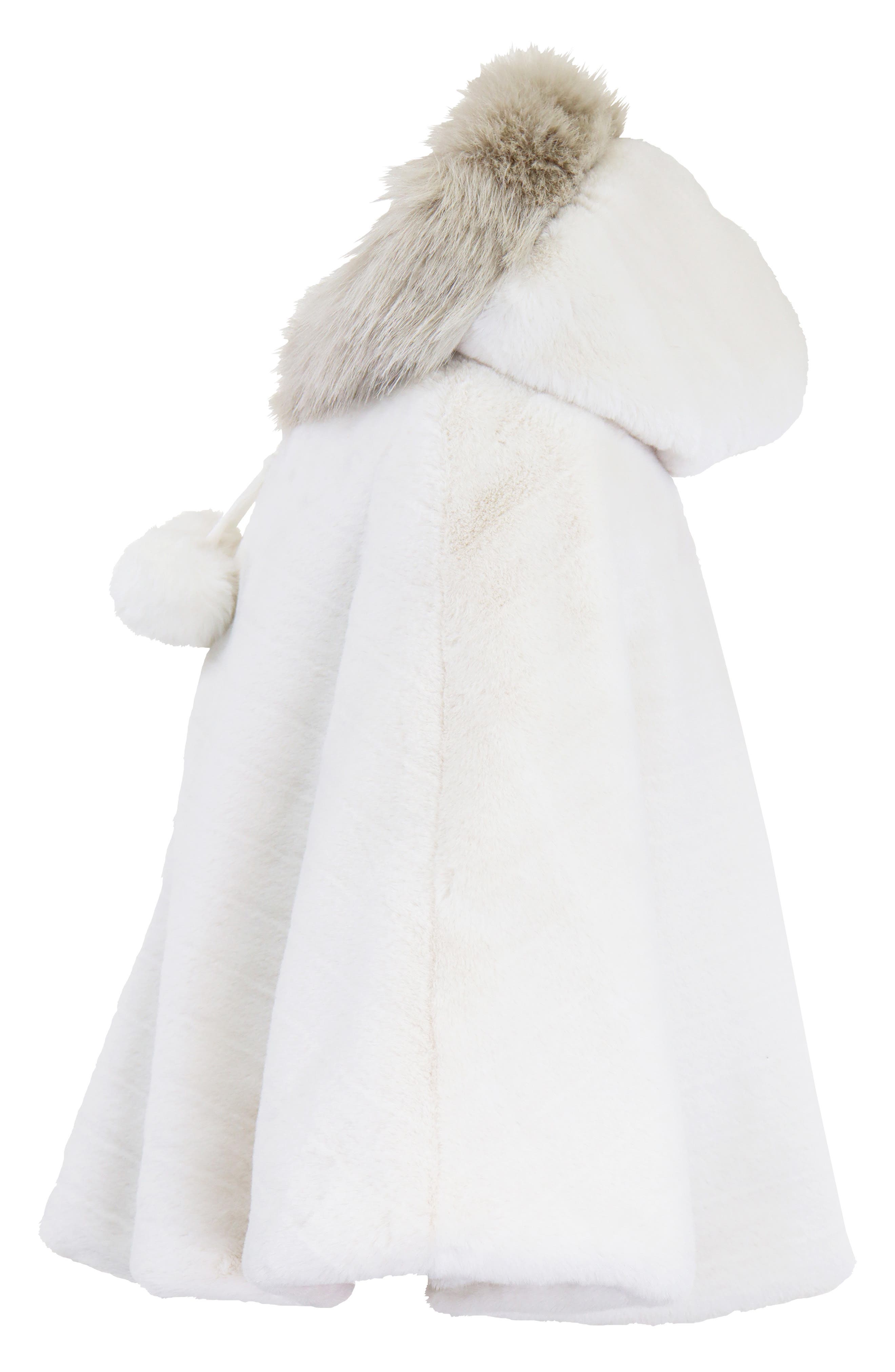 Widgeon Kids' Faux Fur Hooded Cape | Nordstrom