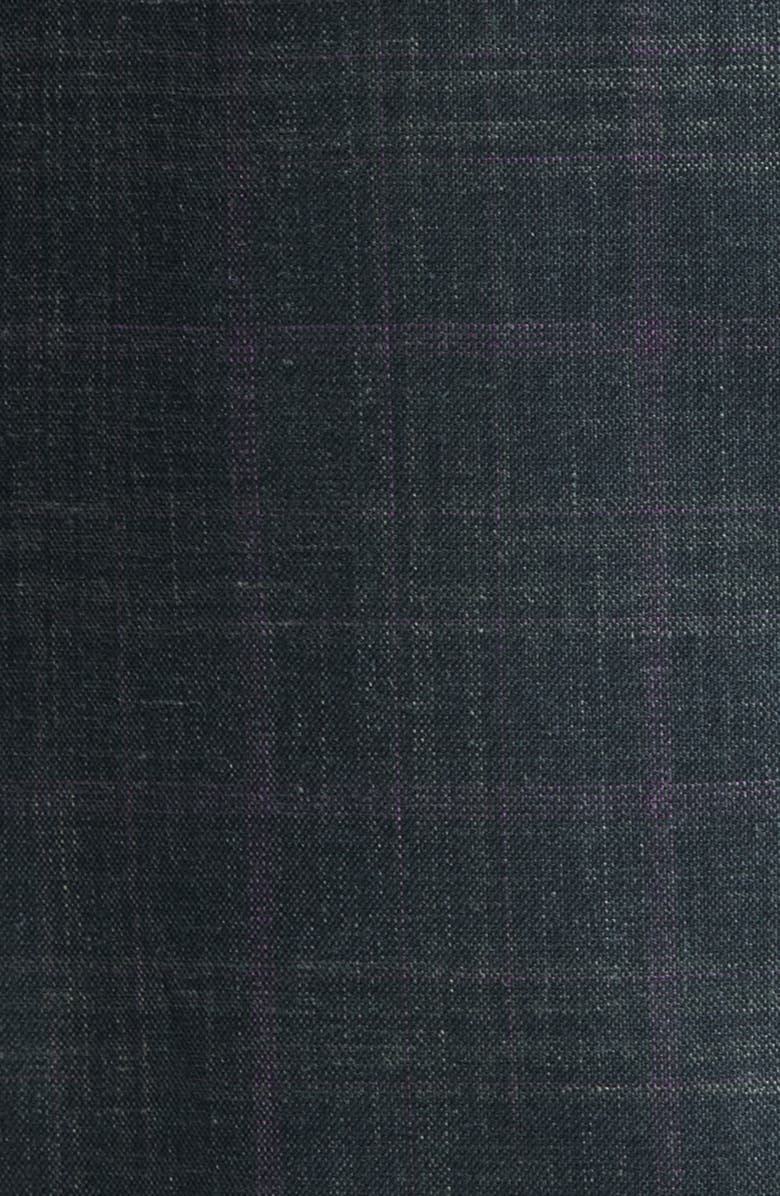 Peter Millar Tailored Fit Plaid Wool, Linen & Silk Blend Sport Coat, Alternate, color,