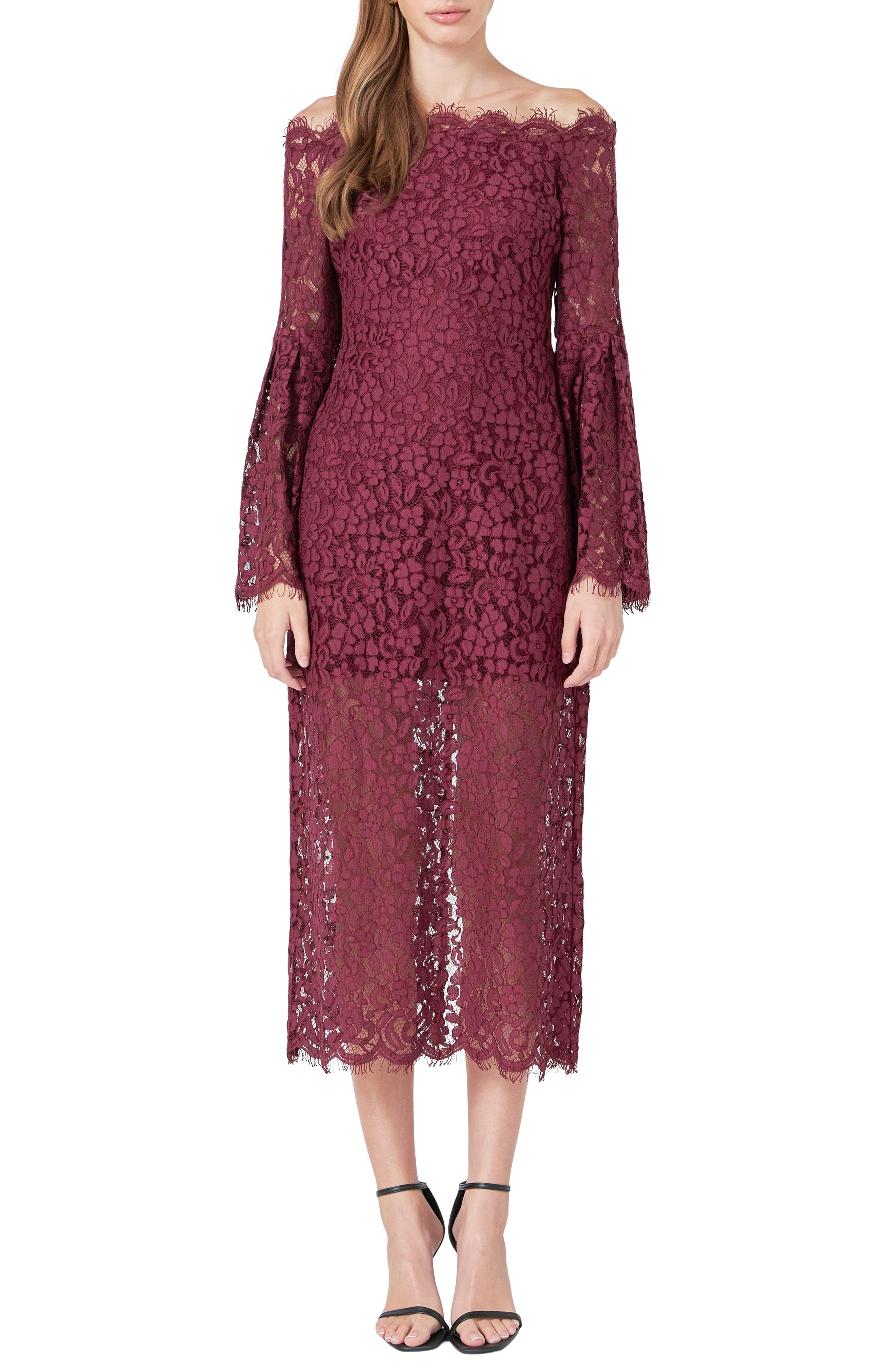 selected BURGUNDY