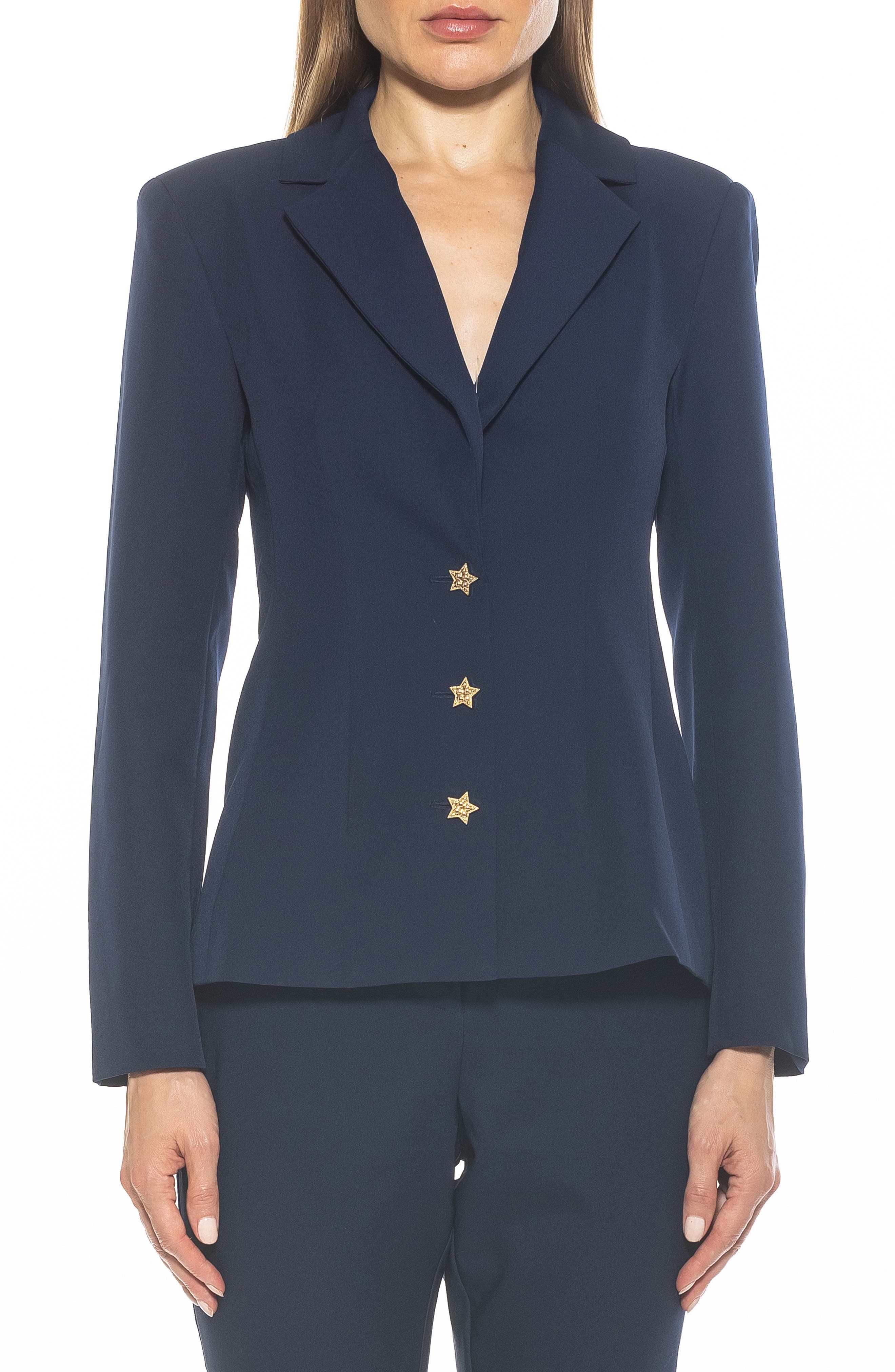 Alexia Admor Gwen Jacket Star Button Blazer