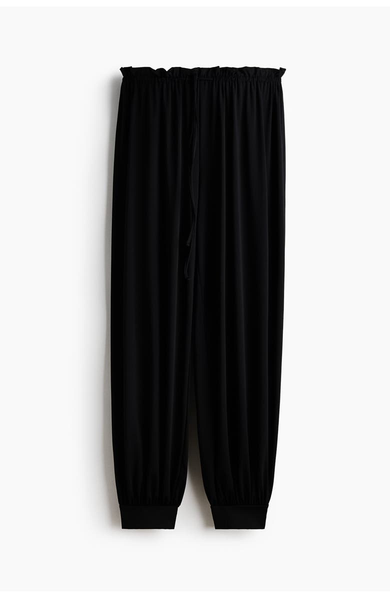 H&M Jersey Balloon Trousers, Main, color, Black