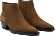 MANGO Block Heel Chelsea Boot
