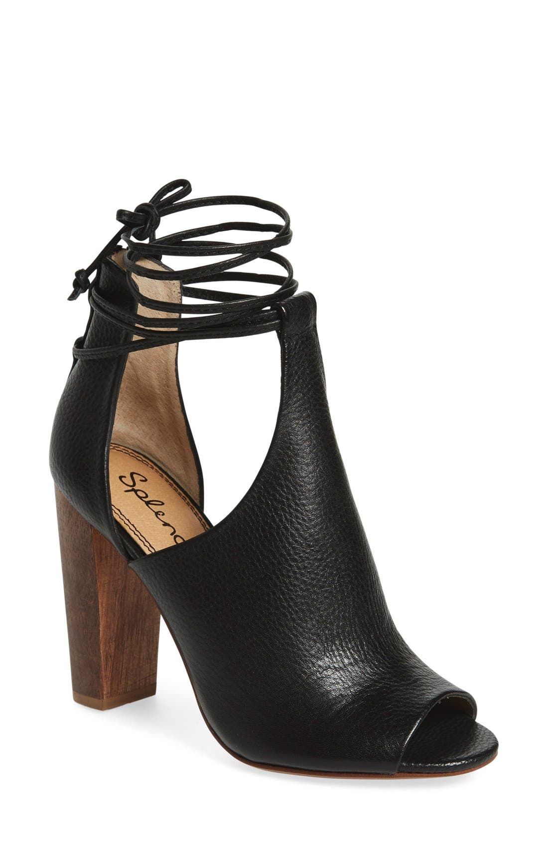 Splendid 'Jaylen' Peep Toe Bootie, Main, color, 