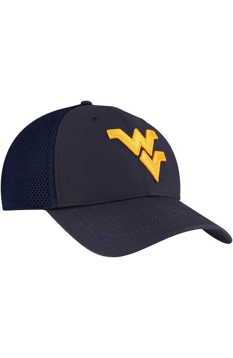 TOP OF THE WORLD Men's Top of the World Navy West Virginia Mountaineers Spacer Flex Hat, Alternate, color, Navy