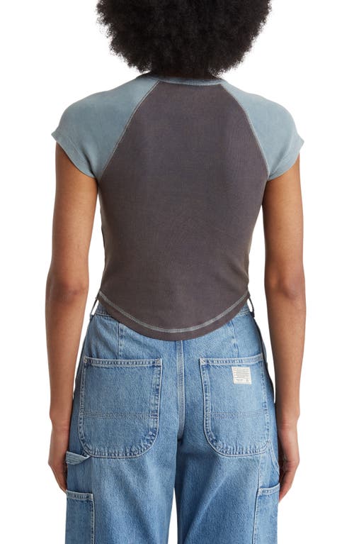 Shop Bdg Urban Outfitters Contrast Raglan Sleeve T-shirt
