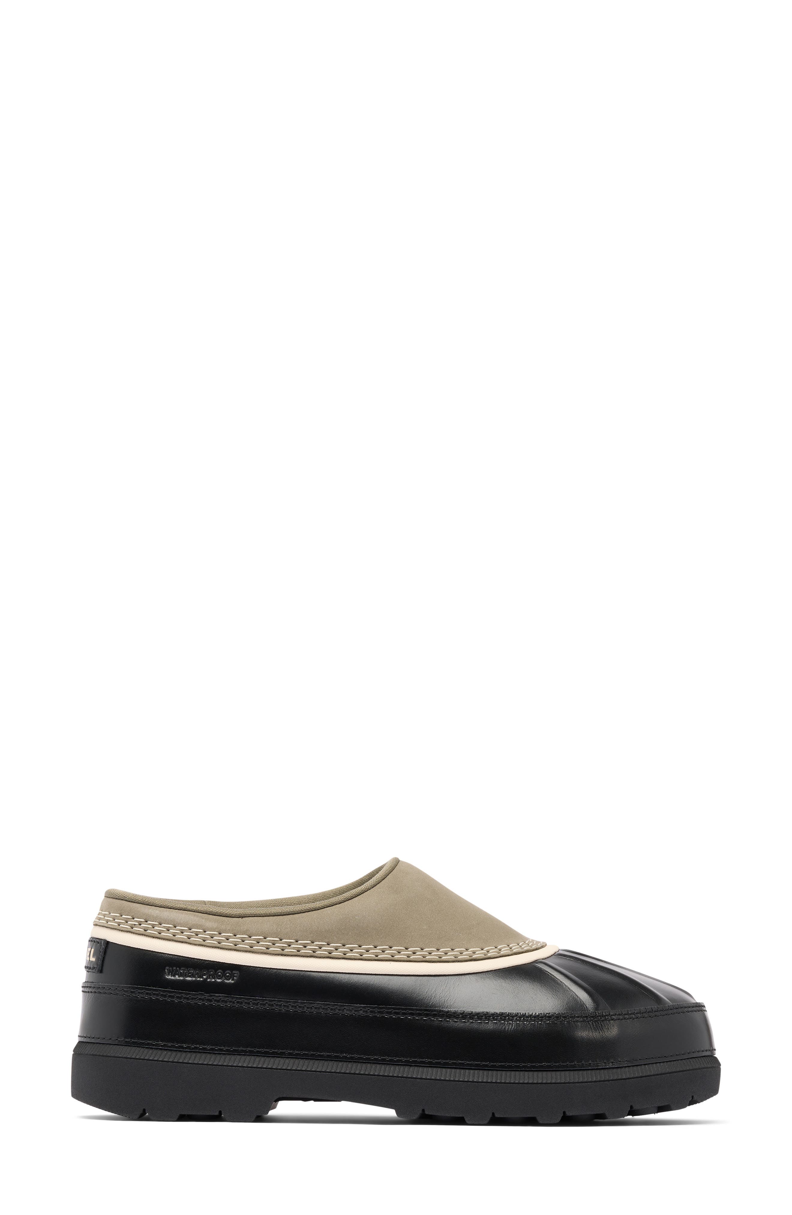 Ambler™ Waterproof Clog, Alternate, color, STONE GREEN/ BLACK