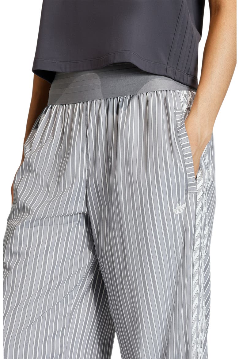 Stripe Wide Leg Pant, Alternate, color, GREY THREE/ UTILITY BLACK
