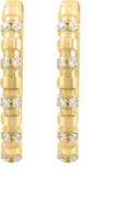 EFFY Diamond Accent Hoop Earrings in 14K Yellow Gold