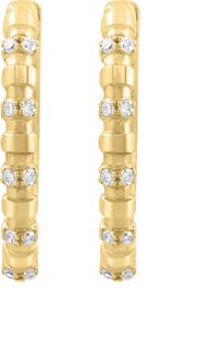 EFFY Diamond Accent Hoop Earrings in 14K Yellow Gold