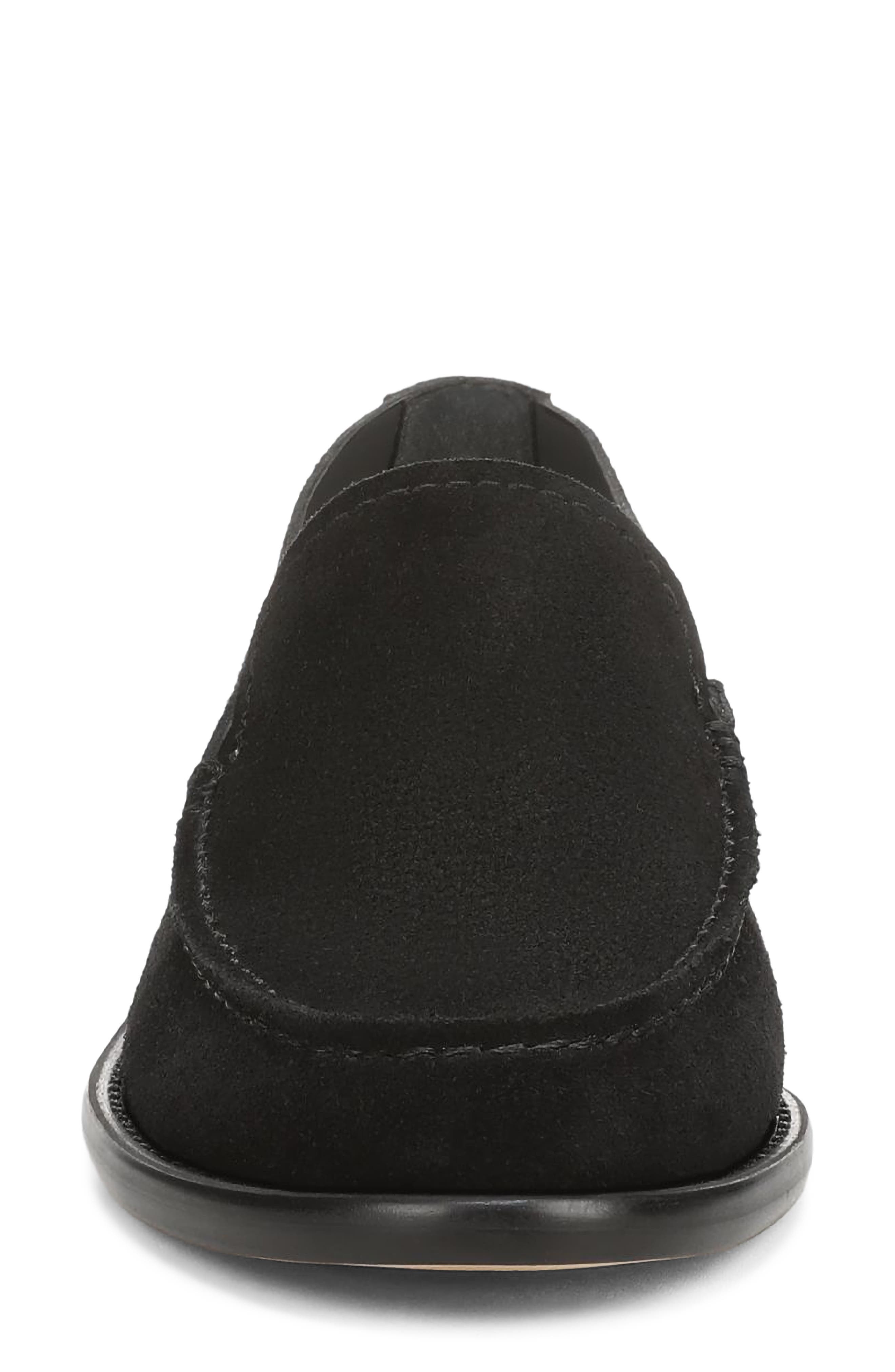 Cove Loafer, Alternate, color, BLACK SUEDE