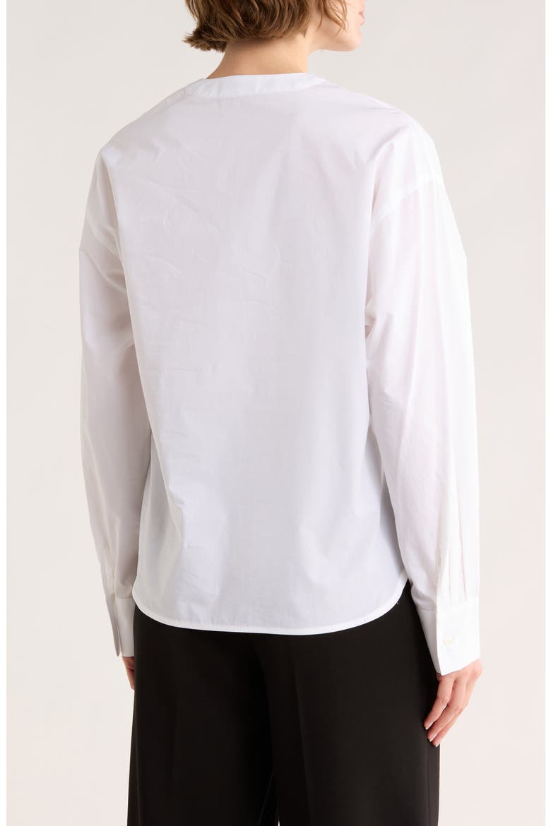 Jordan Long Sleeve Button-Up Shirt, Alternate, color, BLANC