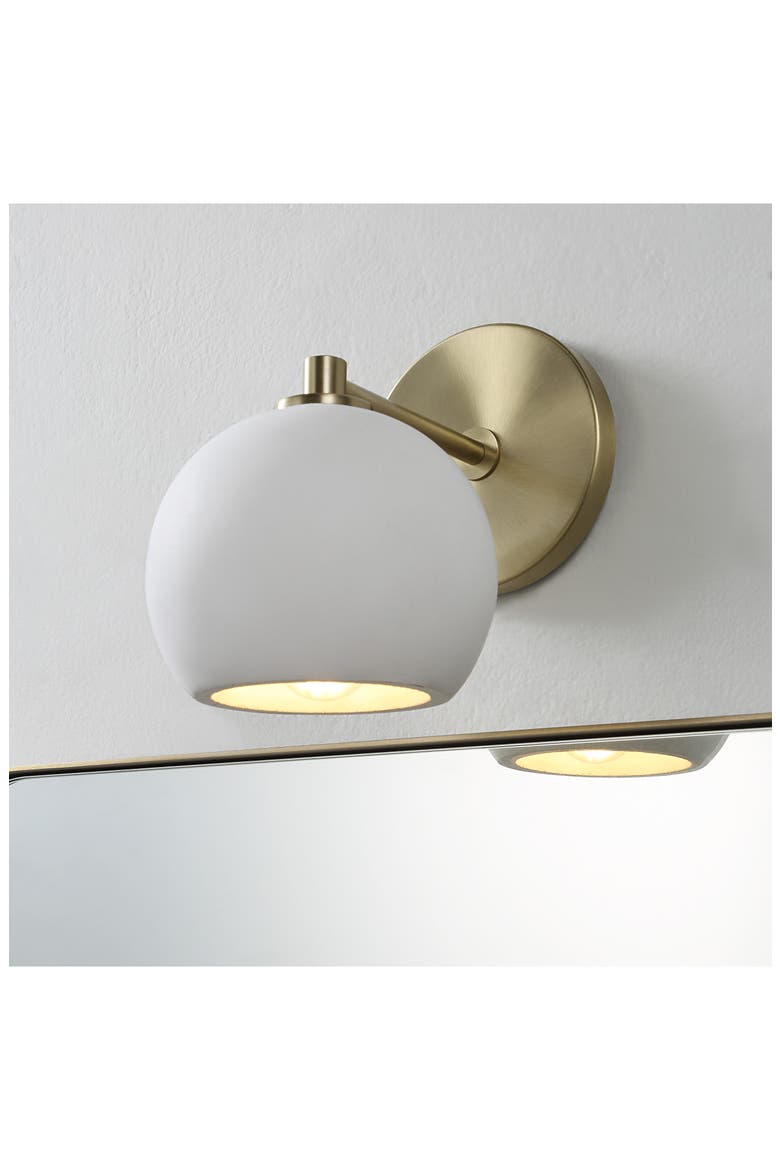 Cela Wall Sconce, Alternate, color, WHITE